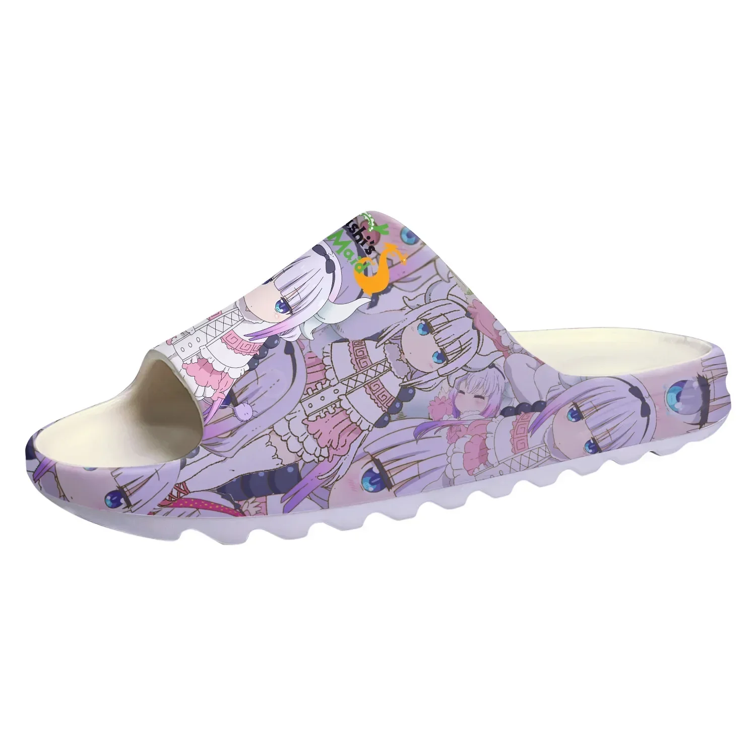 Miss Kobayashi Dragon Maid Tohru Soft Sole Sllipers Mens Womens Teenager Home Clogs Step In Water Shoe On Shit Customize Sandals