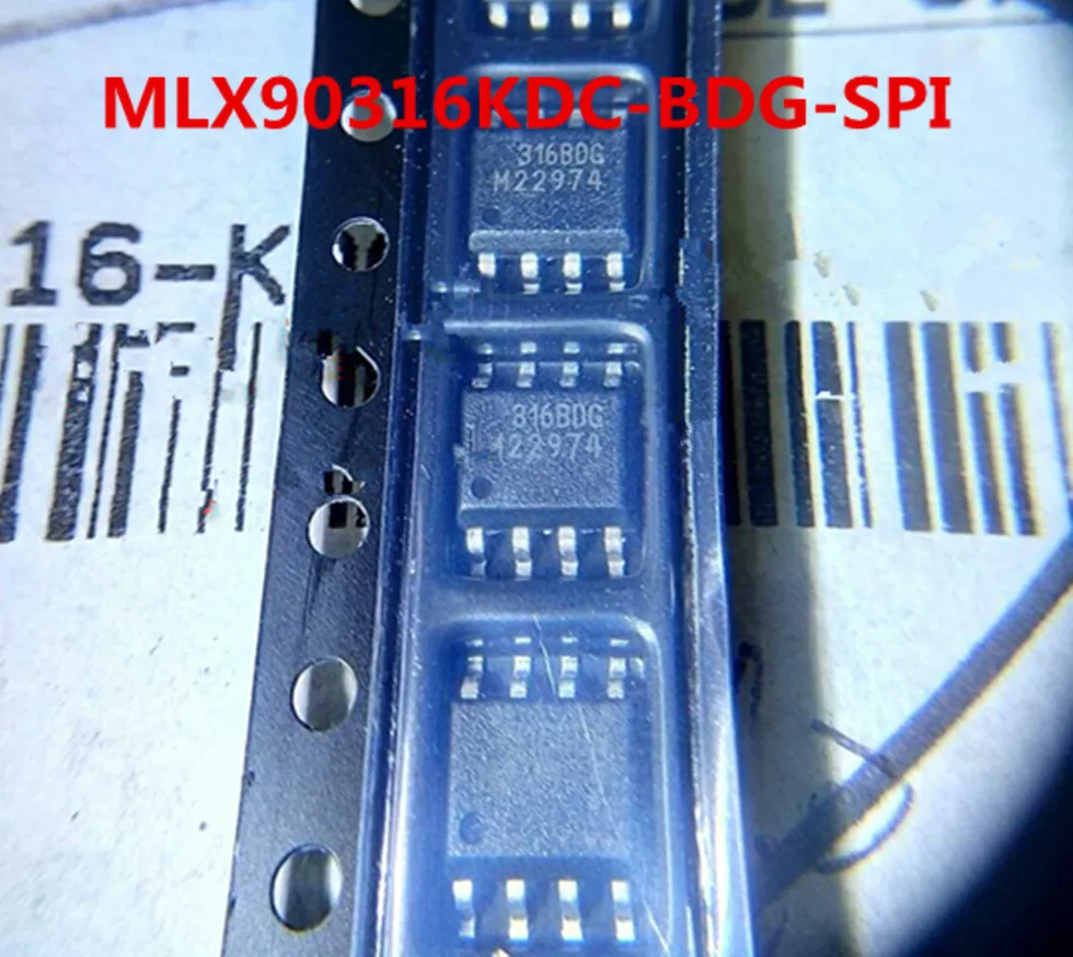 10PCS New    MLX90316KDC-BDG-SPI 316BDG  MLX90316-KDC-BDG-SPI  chipset
