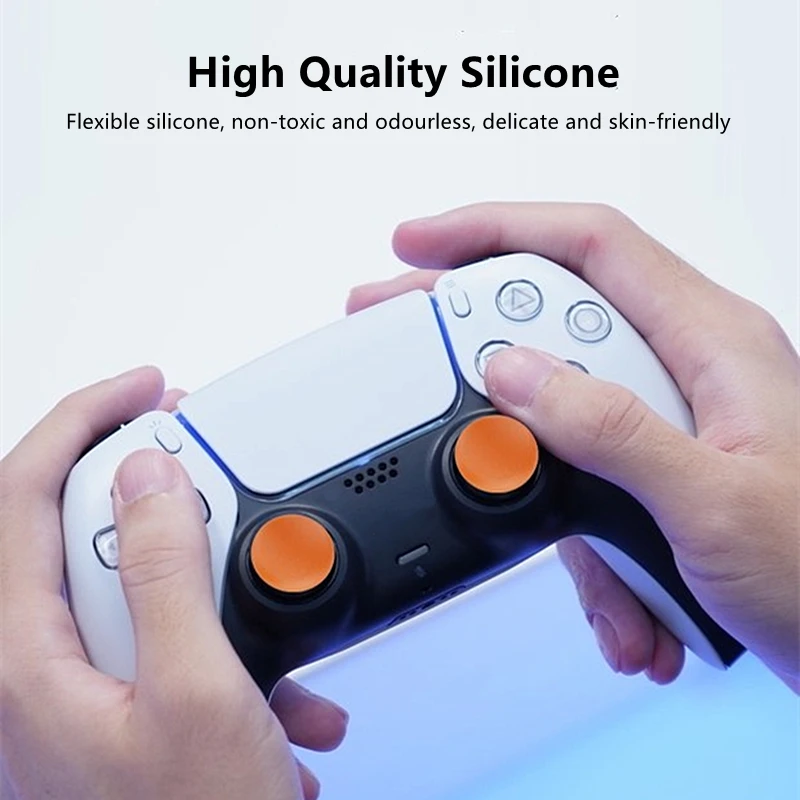 Aolion 6 in 1 Swap  Replacement Thumbsticks Joystick Cap Thumb Stick Cap For Ps5 DualSense Edge Controller