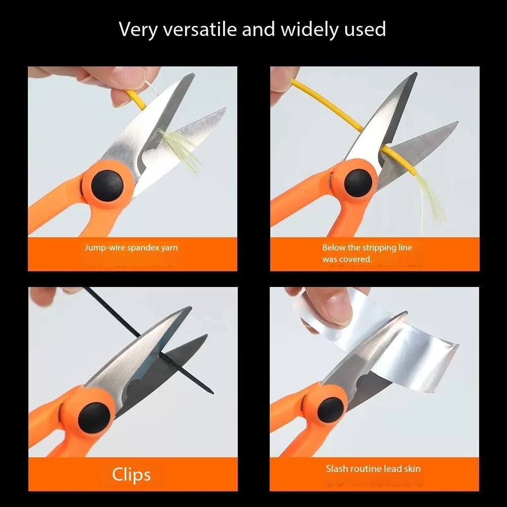 

High strength Kevlar Scissors Shears Comfortable Fiber Pigtail Jumper Cutting Optic Tool for Optical Fiber cutting Tool