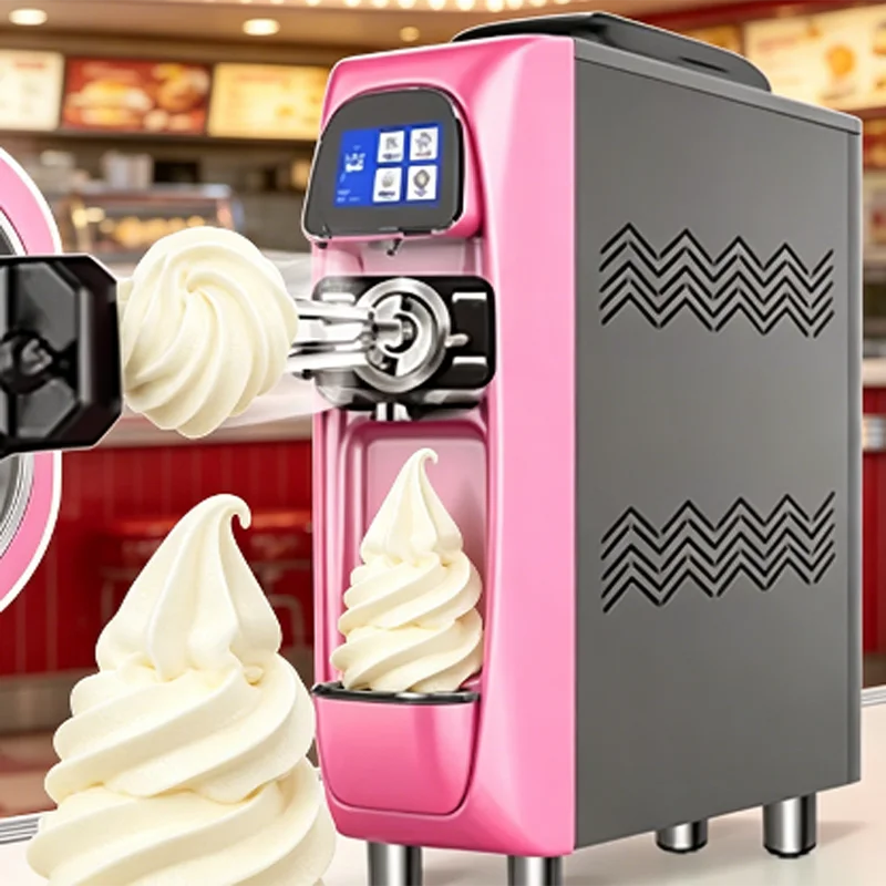 Commercial Kitchen Ice Machine - Stainless Steel Ice Cream Machine Commercial