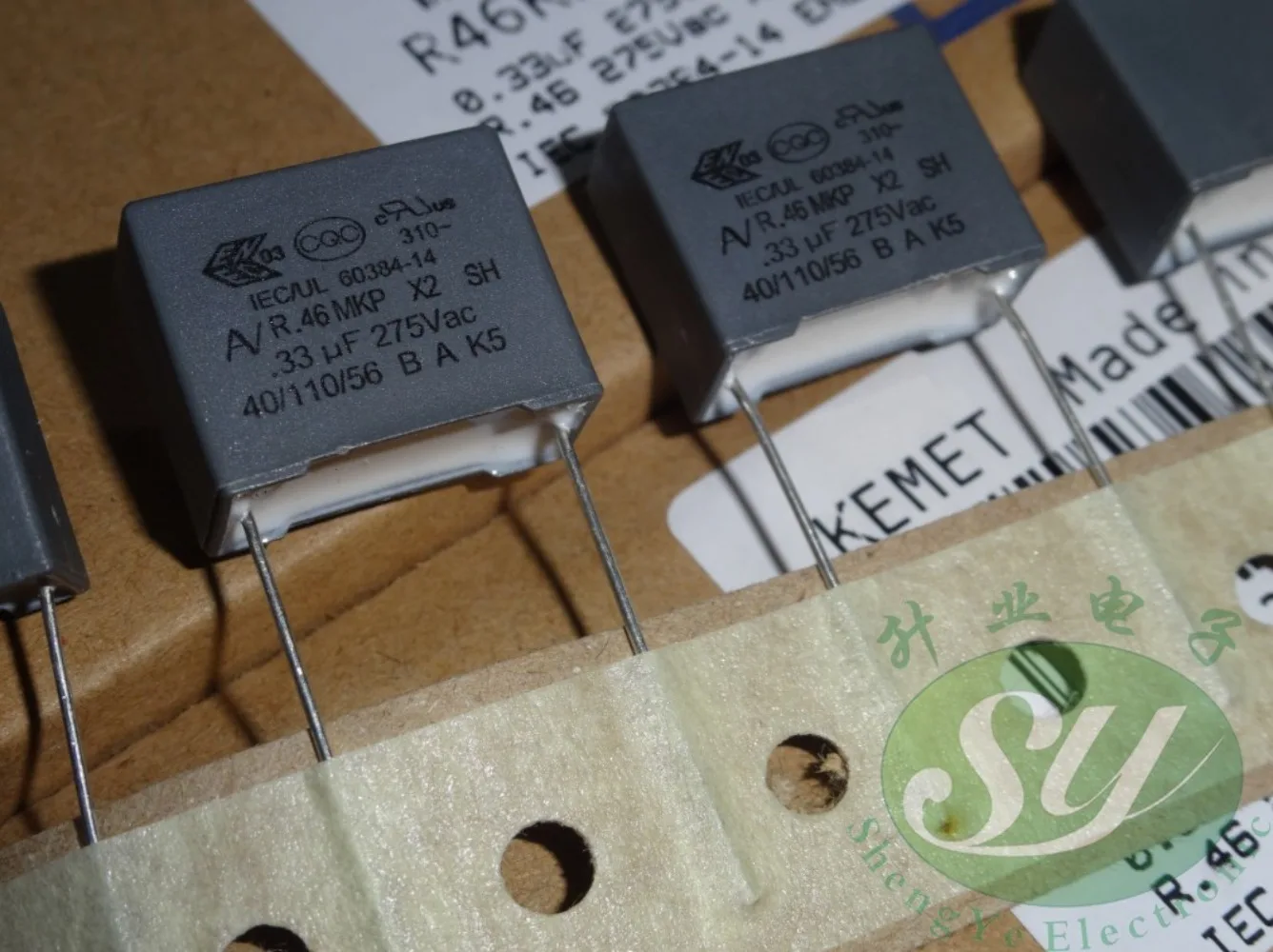 10PCS AV R46KI3330DQ 0.33uf/275VAC 330nf u33 334 New film capacitor