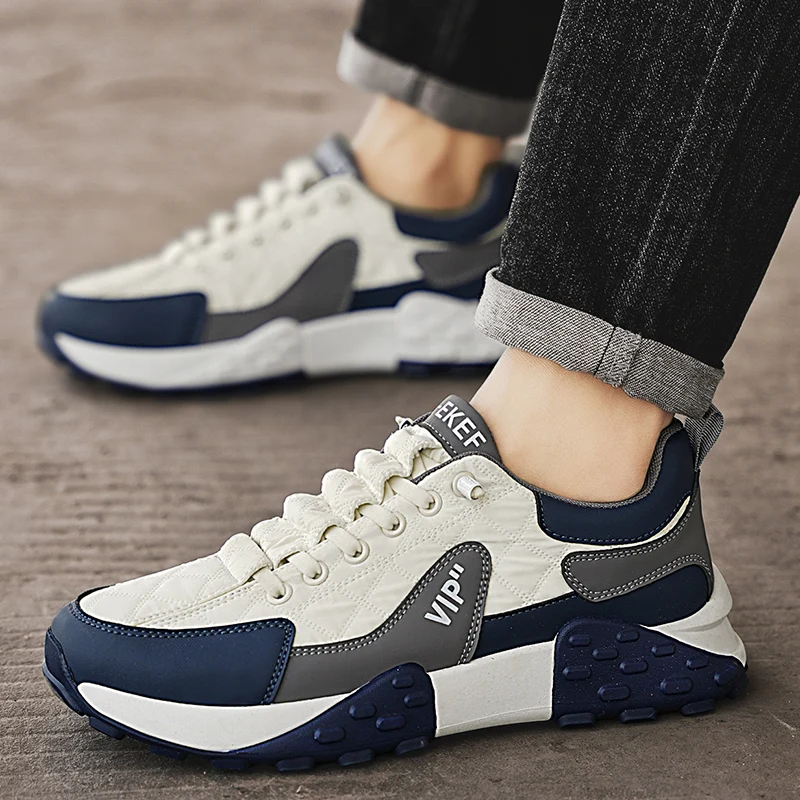 Dynamic and casual men's shoes, skateboarding shoes, suitable for all seasons, unisex fitness training shoes, road running shoes