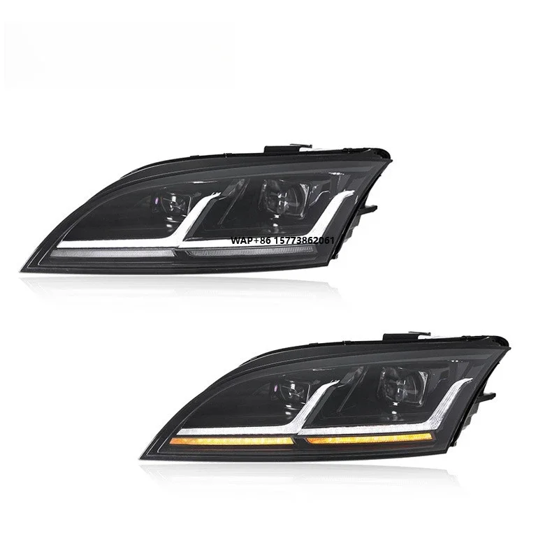 

1 шт. Светодиодные фары для автомобилей, аксессуары для систем освещения авто, 08-14, блок фар TT, автомобильные светодиодные фонари