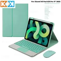 KOK Tablet Case for Xiaomi Pad 6 11-inch 2023, For Mipad 6 Pro 11-inch Touch backlit Keyboard Case+ Mouse