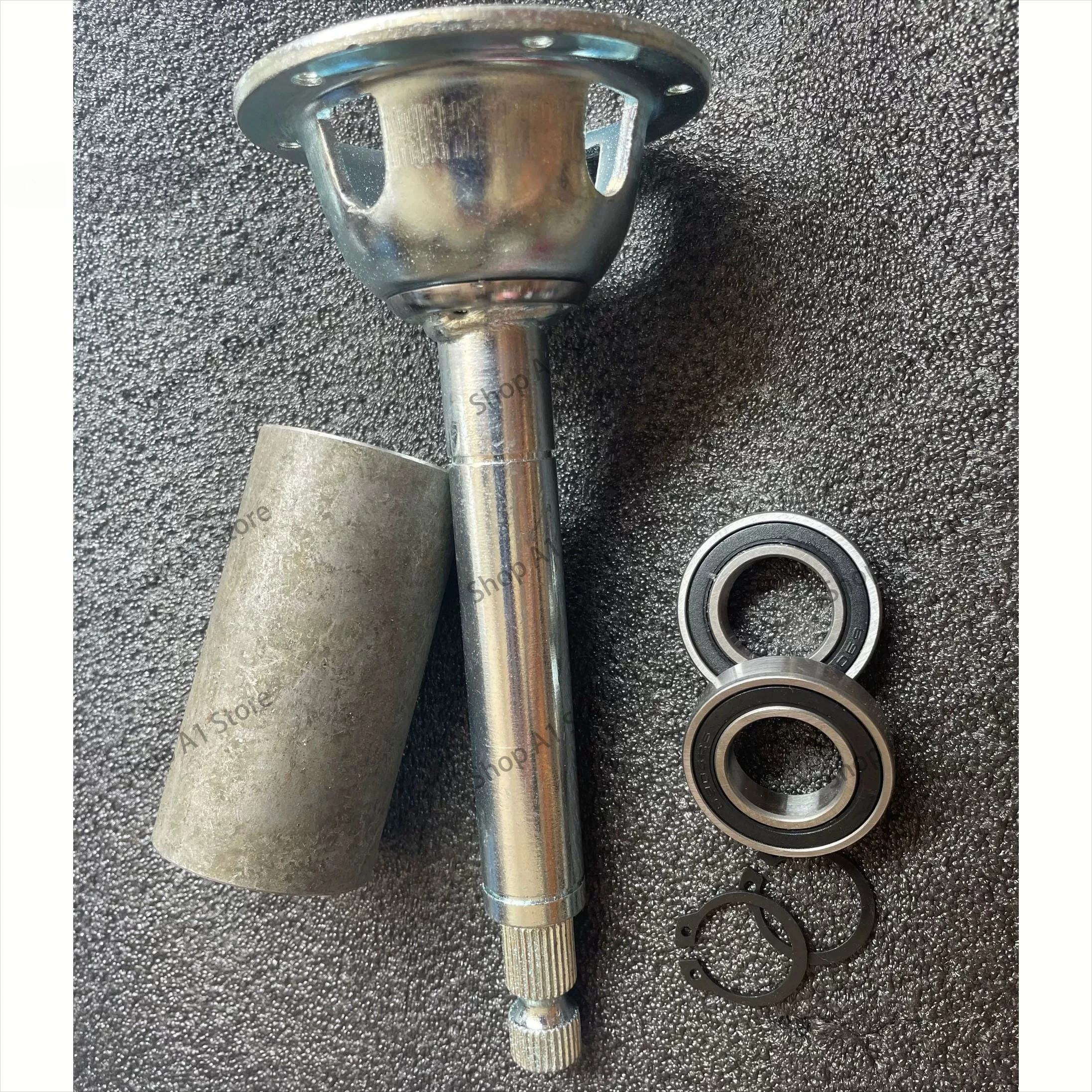 Modified kart four-wheel electric motorcycle accessories 6-hole steering wheel seat bearing barrel, horn steering wheel seat