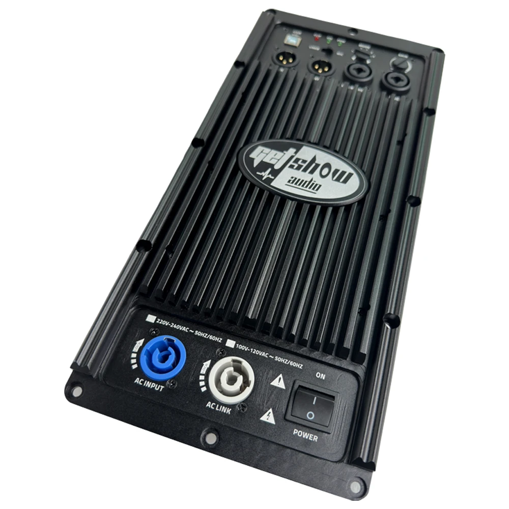800W+400W 2 Way Amplifier Module FIR Professional Speaker Plate Amplifier Class D with DSP