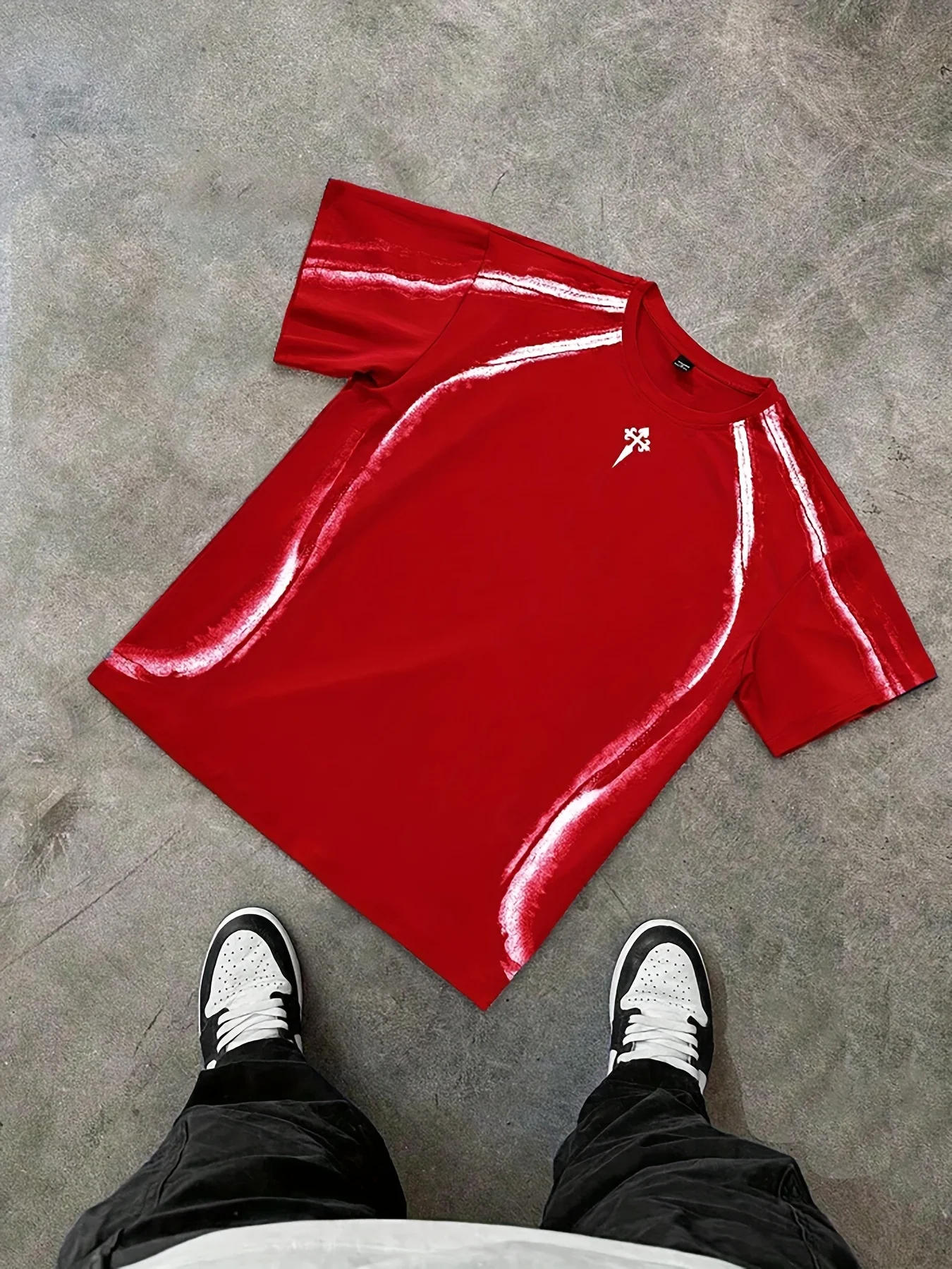 تي شيرت صيفي جديد مطبوع ثلاثي الأبعاد لعام 2025 هو ألياف بوليستر عصرية للشارع مريحة وقابلة للتنفس #3