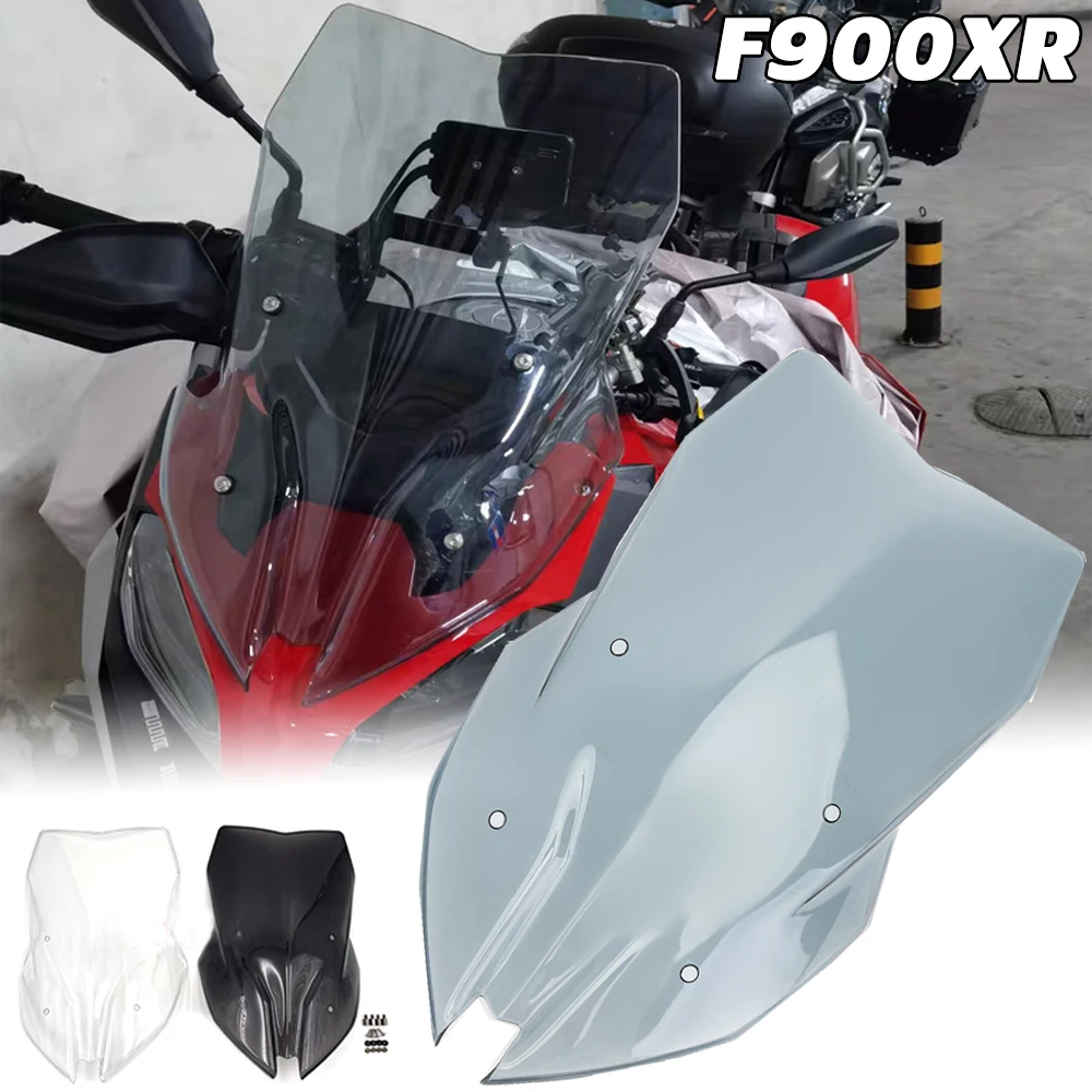 

Motorcycle Accessories F900XR Windshield Sports Windscreen Wind Deflectors For BMW F 900 F900 XR 2020 2021 Double Bubble Visor