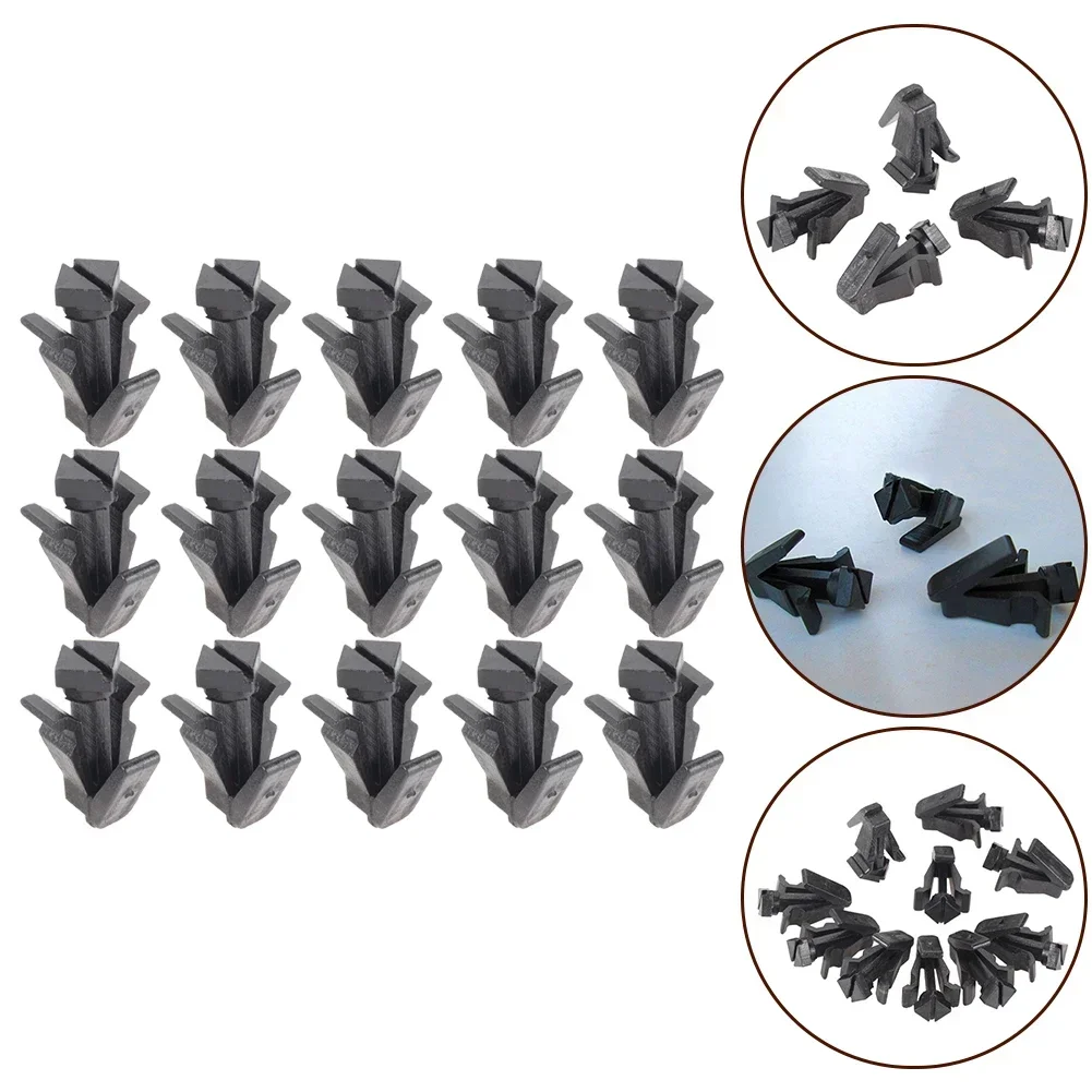 15x Car Black Nylon Grille Clip 61014 Replacement Clamp For Nissan For Frontier 76882-0M060 Interior Accessories Auto Fastener