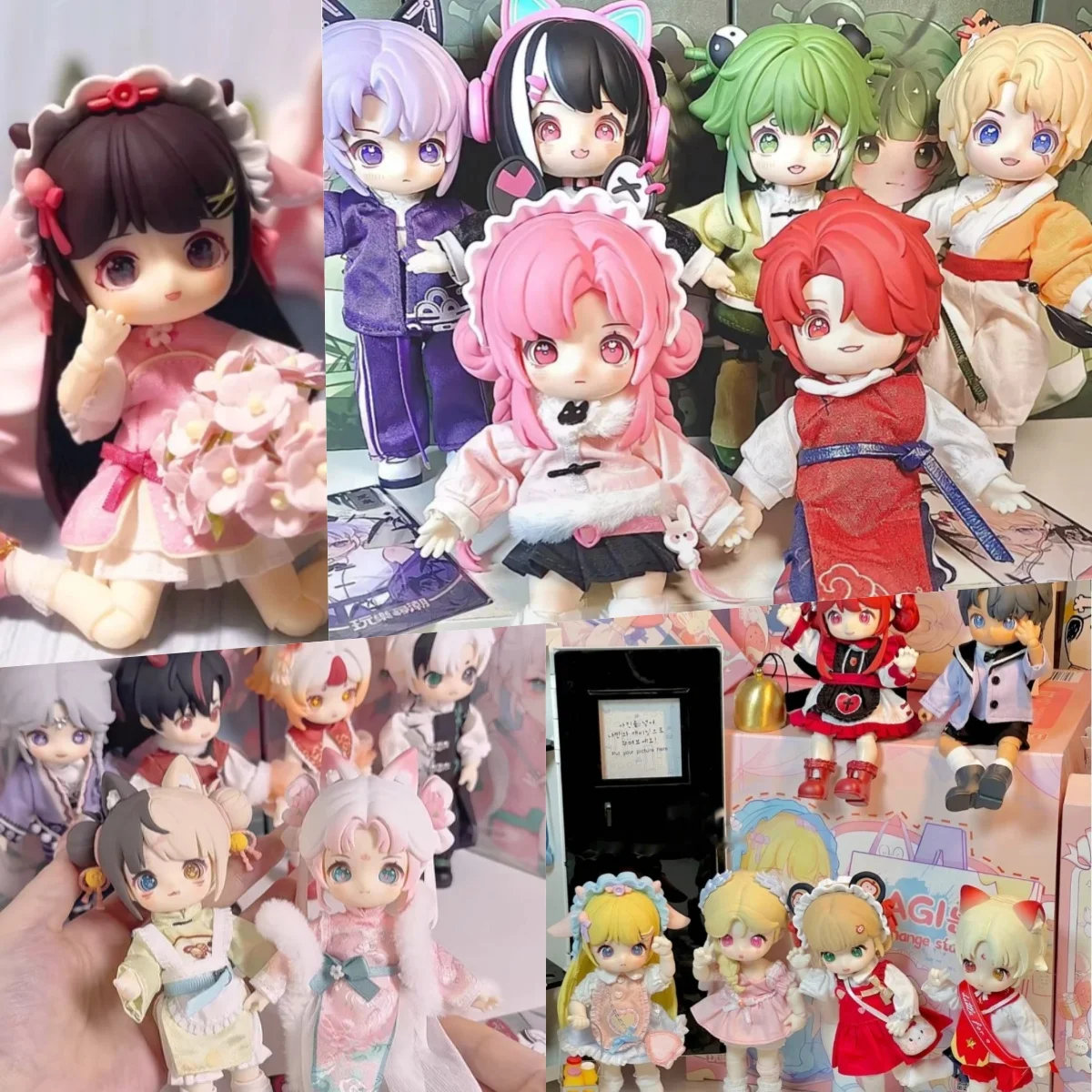 Genuine Nagi V2 V3 V4 Xiaoyao Game Exchange Student Series Blind Box Bjd Doll Mystery Box Anime Action Figure Model Friend Gift