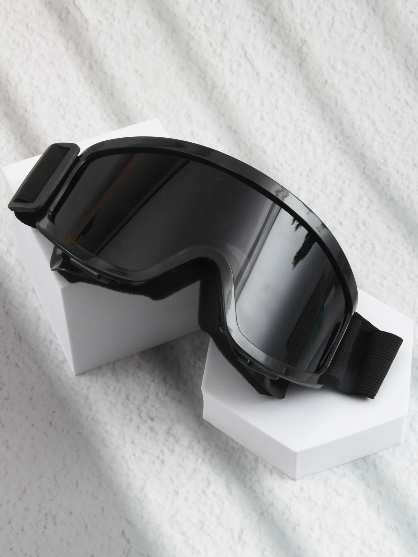 One-piece large-frame day and night ski goggles, padded windproof single and snowboard riding, high-definition mountaineering an
