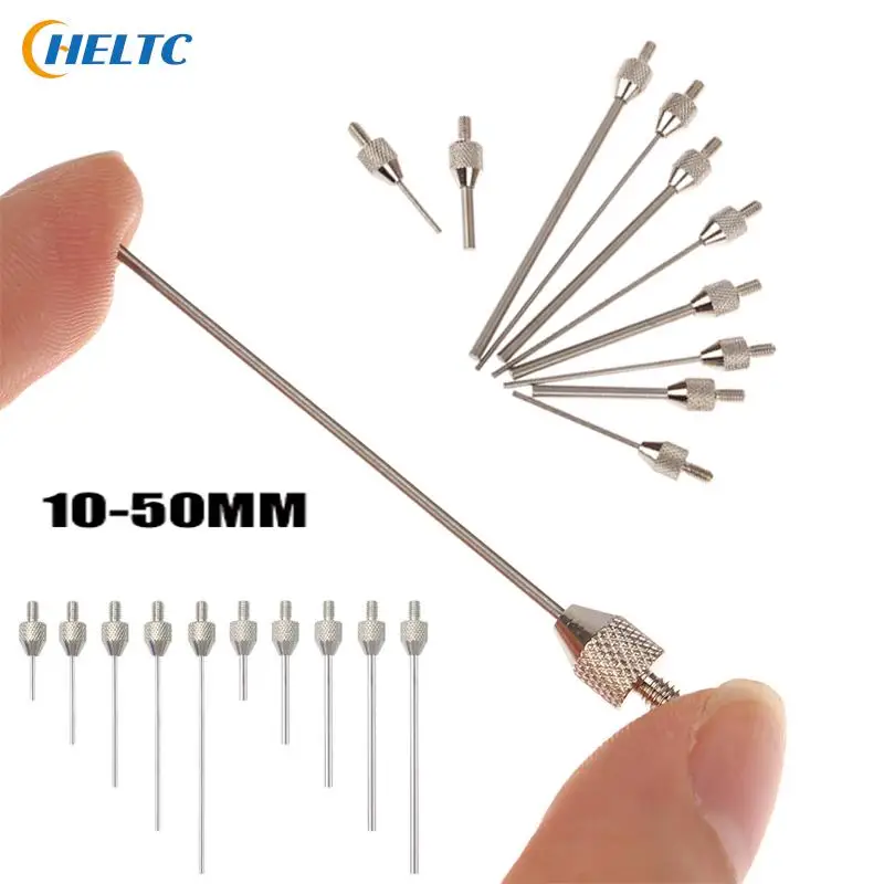 M2.5 Thread 1/1.5/2/3MM Needle Diameter Dial Test Indicator Contact Point 10/20/30/40/50MM Length Measuring Gauging Tools