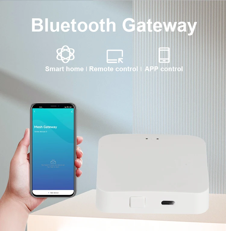 Kompatibel mit Tuya Smart Bluetooth Gateway Hub Smart Home Life Bridge Bluetooth-Fernbedienung Alexa Google – Detail 2