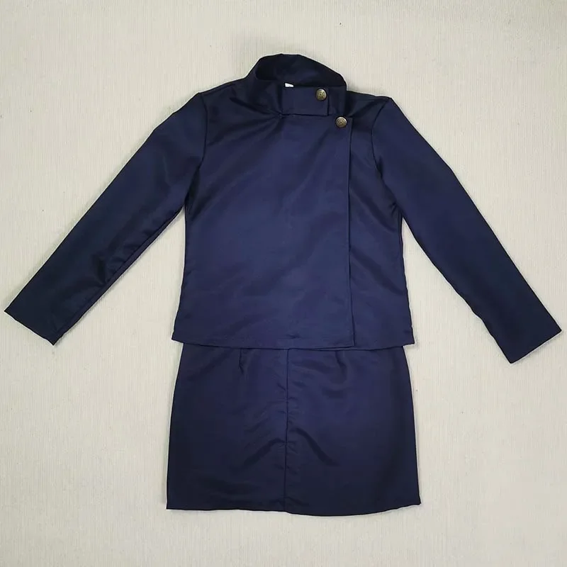 aa waq99 Cosplay Costume School Uniform Full Set Halloween Outfits Navy Blue Ieiri Shoko Dress qq 2025
