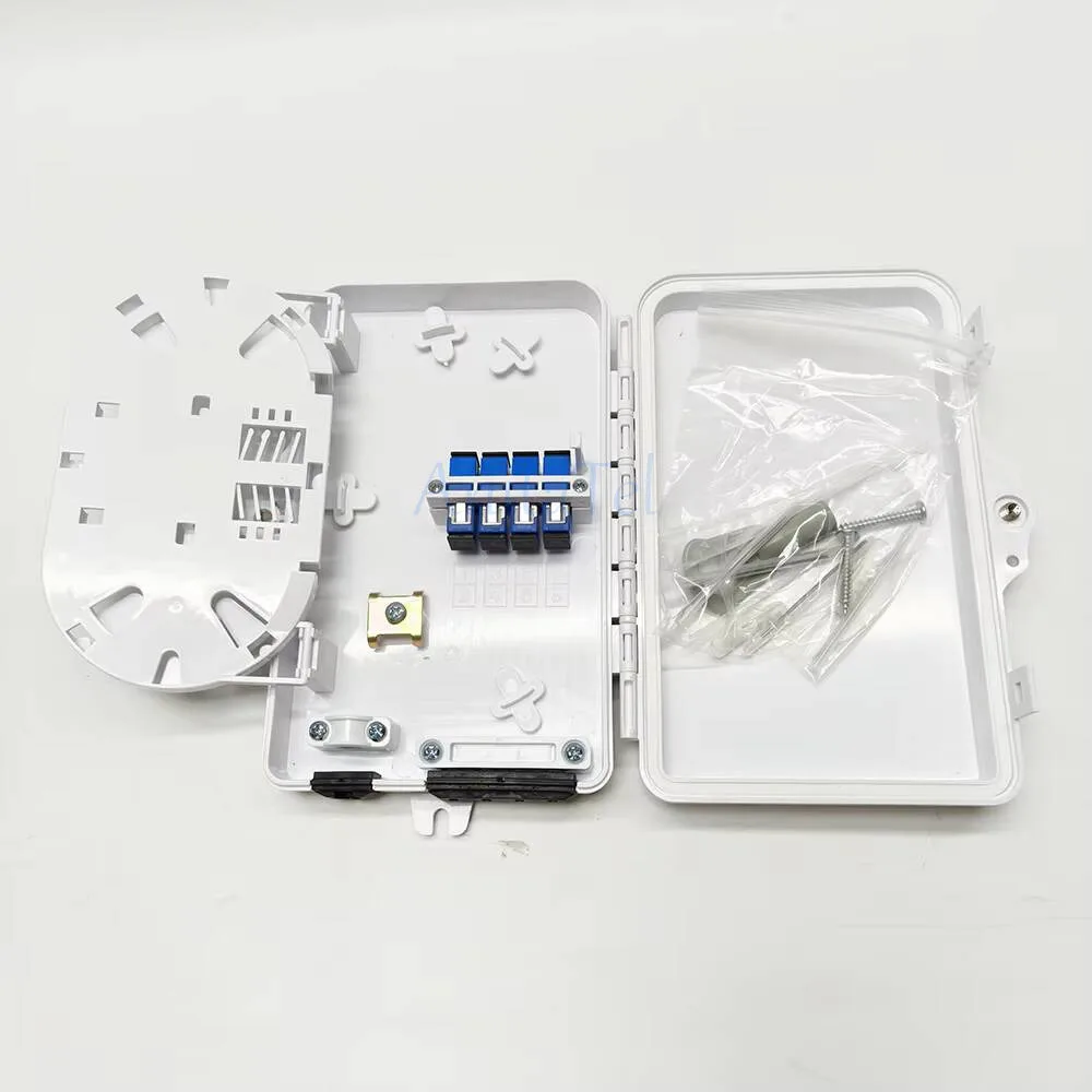 4 منافذ صندوق التوزيع البصري FTTH الأساسية إنهاء 4 منافذ التوزيع البصري FTTX الألياف البصرية الخائن #3