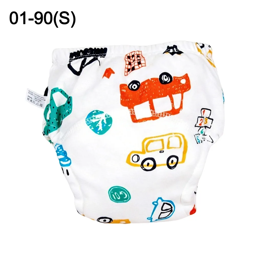 Comfortable Cotton Baby Training Pants Breathable Waterproof Diaper Pants Washable Absorbent Cloth Diapers Toddler Use