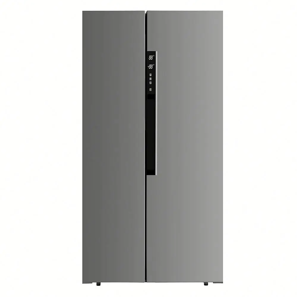 

530L New Model Home Use Electronic Control Frost Free Side by Side Refrigerator Freezer With Water Dispenser