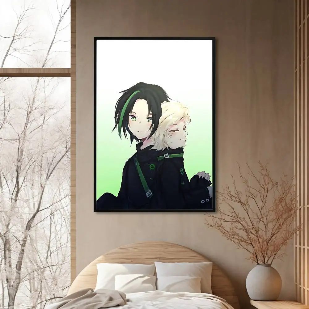 M-Morro and L-Lloyd Garmadon Trendy INS Style Poster Sticker Fashion Aesthetic Art Print for Dorm Home Wall Decoration