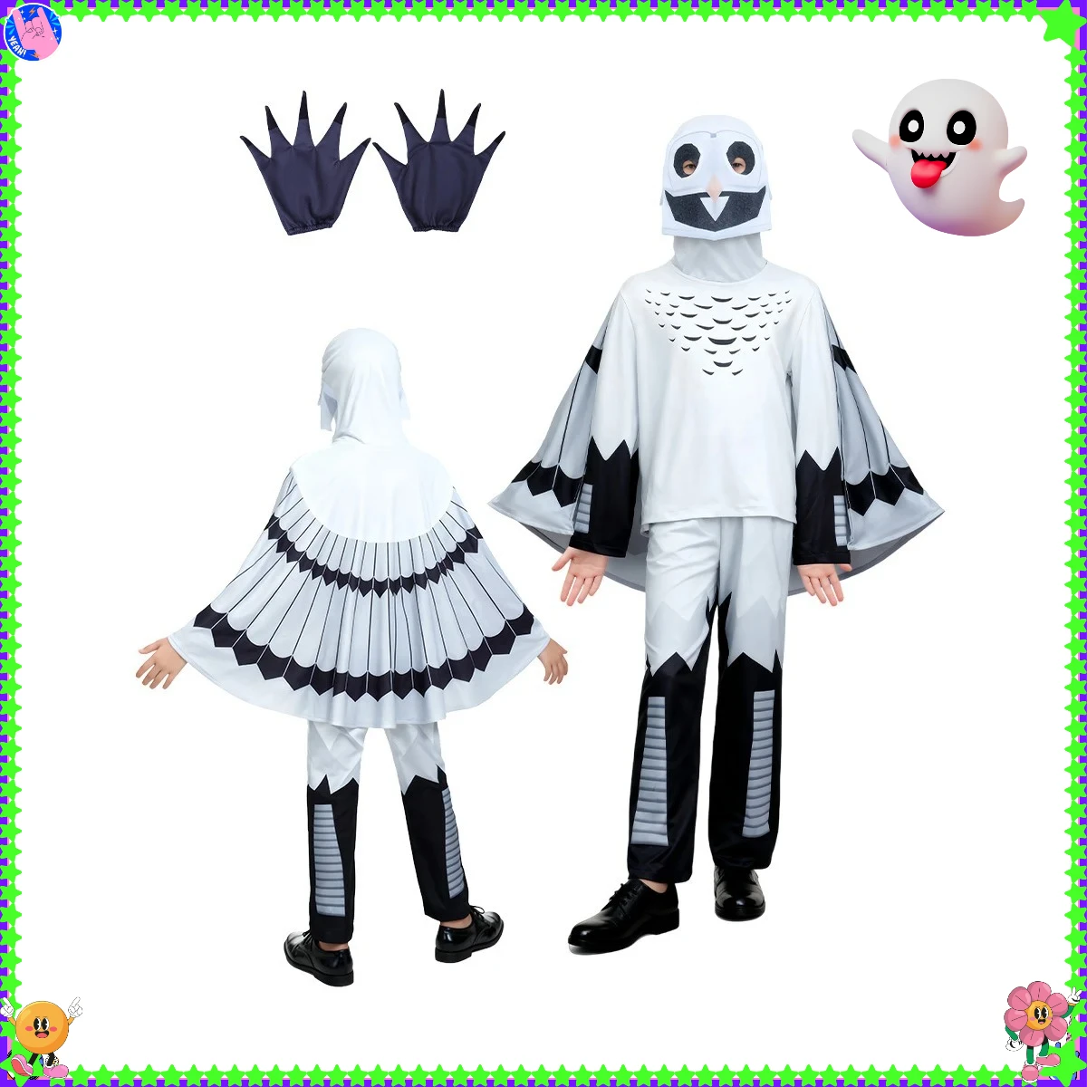 حار 99 ليال في الغابة الغزلان زي البومة تأثيري الزي هالوين زي للطفل كابوس الرنة هدية الكريسماس