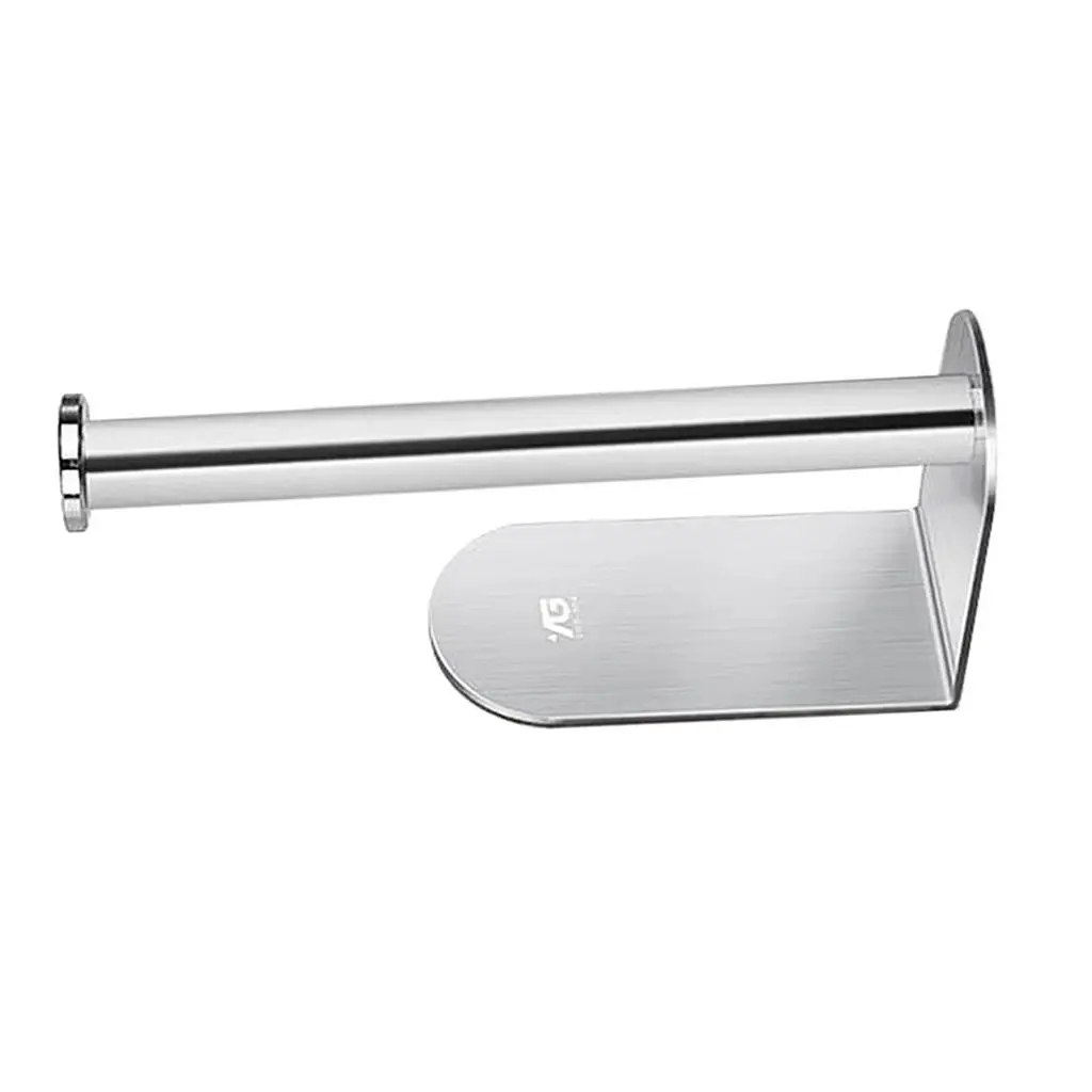 Stainless Steel Paper Towel Holder Wall Mounted for Kitchen Bathroom Rust Proof Toilet Paper Storage Organizer Space Saving Home