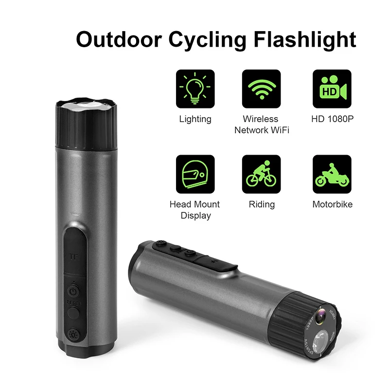 

1080P HD WIFI уличная спортивная камера мини-камера видеофонарик велосипедный мотоциклетный шлем камера регистратор вождения