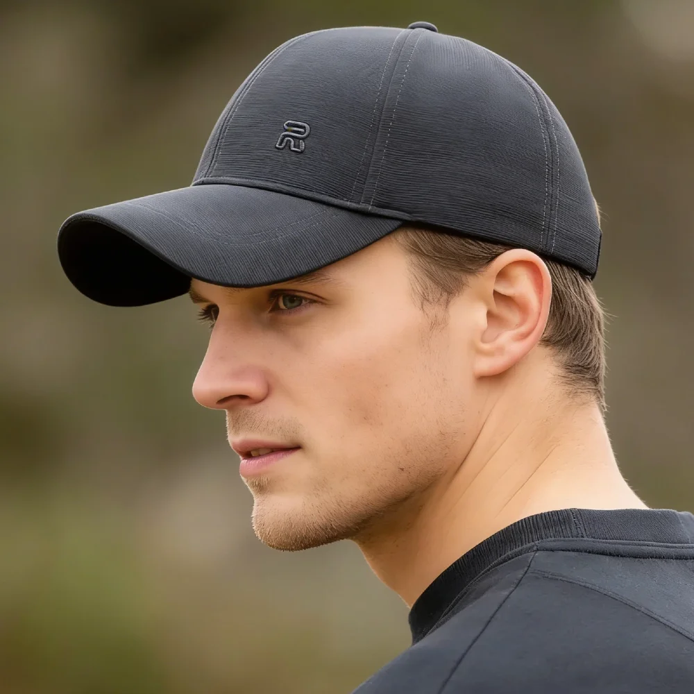 Hot Sale Unisex Classic Embroidered R Baseball Cap Adjustable Hat For Men & Women Daily Casual Wear & Outdoor Activities Caps