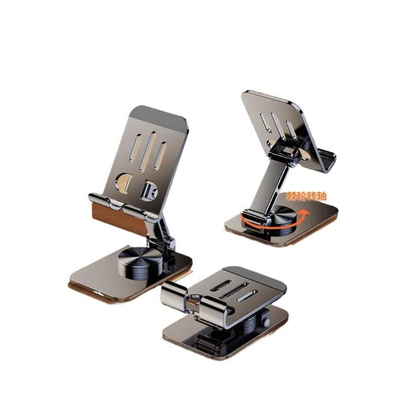 Adjustable Phone Holder, 360 Rotatable Foldable Lazy Stand for Mobile Phone & Tablet, Desktop Bedside Stand for Watching Video