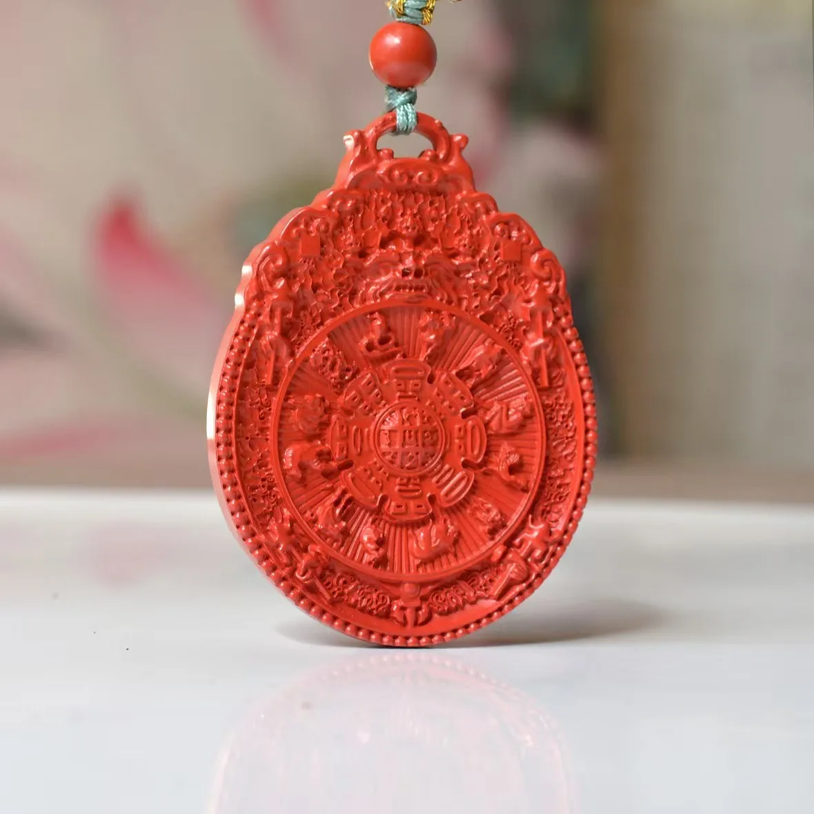 

Gossip Pendant Cinnabar Necklace Chinese Jewelry For Men's and Women's Birthday Gift Amulet Charm