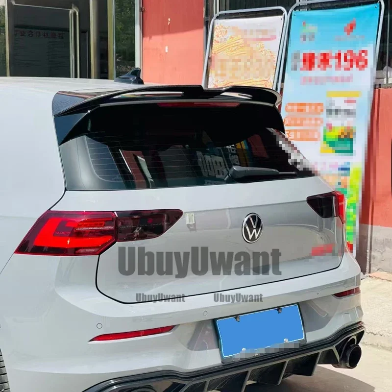 Oettinger Style Roof Spoiler For Volkswagen GOLF 8 MK8 MK8.5 PRO R GTi R-Line Car Rear Roof Spoiler Wing Bodykits Tuning 2020+