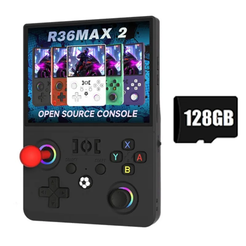 

Портативная игровая консоль AA60-R36MAX2 с экраном 4,5 дюйма, поддержкой более 30 эмуляторов, более 22000 игр, открытым исходным кодом, Wi-Fi, ретро-стиль