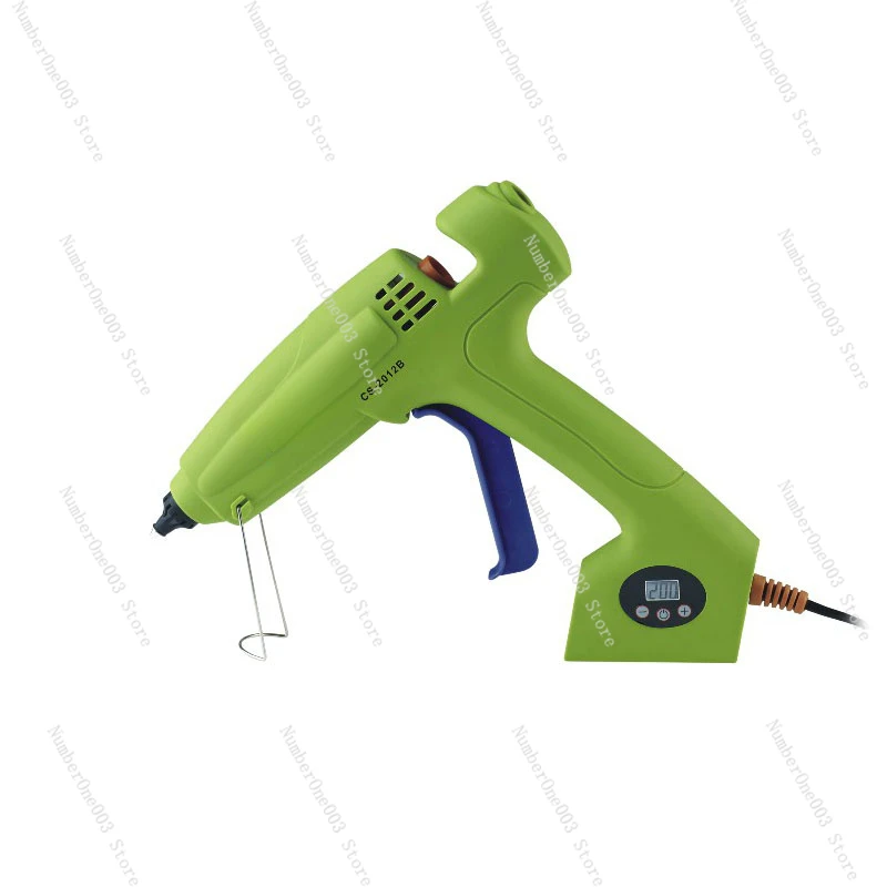 Hot Melt Glue Gun with Digital Display, Adjustable Temperature, 400W, High Power Plus, Electric Heating Glue Gun Glue Stick