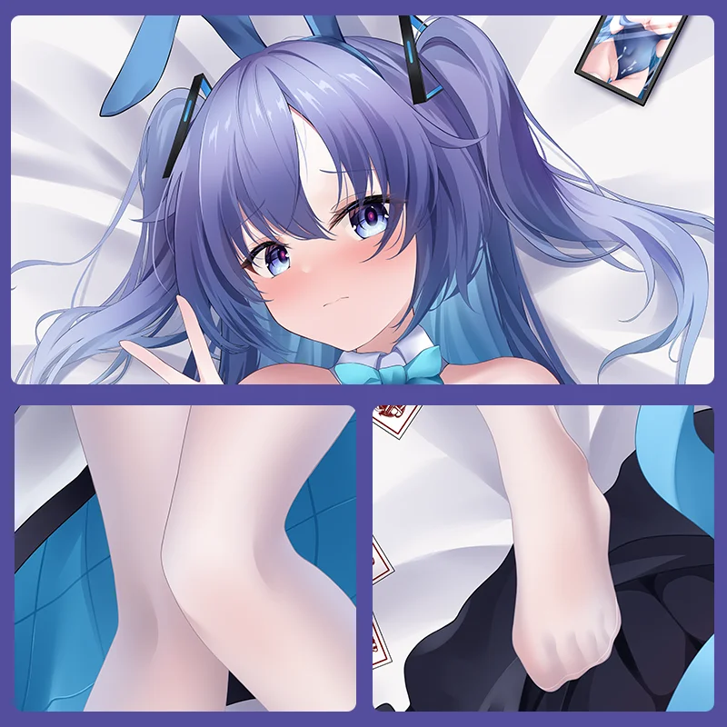 SFYX Original yuuka (bunny) (blue archive) Dakimakura pillowcase body pillow cover