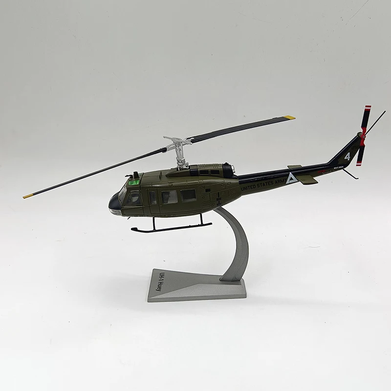 1/48 Scale AF1 US Army UH-1H Huey General Service Helicopter 17501 Alloy Die Cast Militarized Combat Aircraft Model Toy Gifts