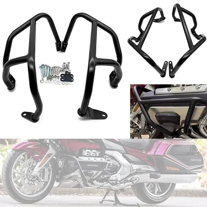 

Fit For HONDA GoldWing GL1800 F6C F6B Gold Wing Frame Protector Bars 1800 DCT 2018-2021