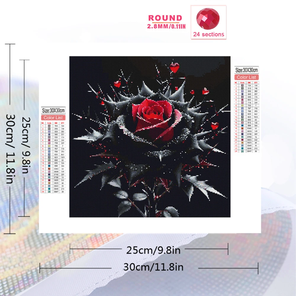 Evershine Diamond Painting Ros - đánh giá và giá Embroidery Daisy