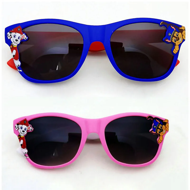 New Paw Patrol Cartoon Sunglasses Chase Marshall Anime Dog Print Ultraviolet-proof Glasses Kids Girls Summer Sunscreen Sunnies