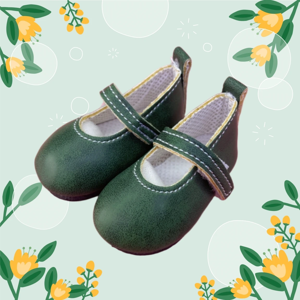 Tilda 5.6cm Mini Shoes For Paola Reina Doll,Fashion Mini Toy Shoes for Corolle 1/4 Doll Footwear Shoes Accessories for Dolls