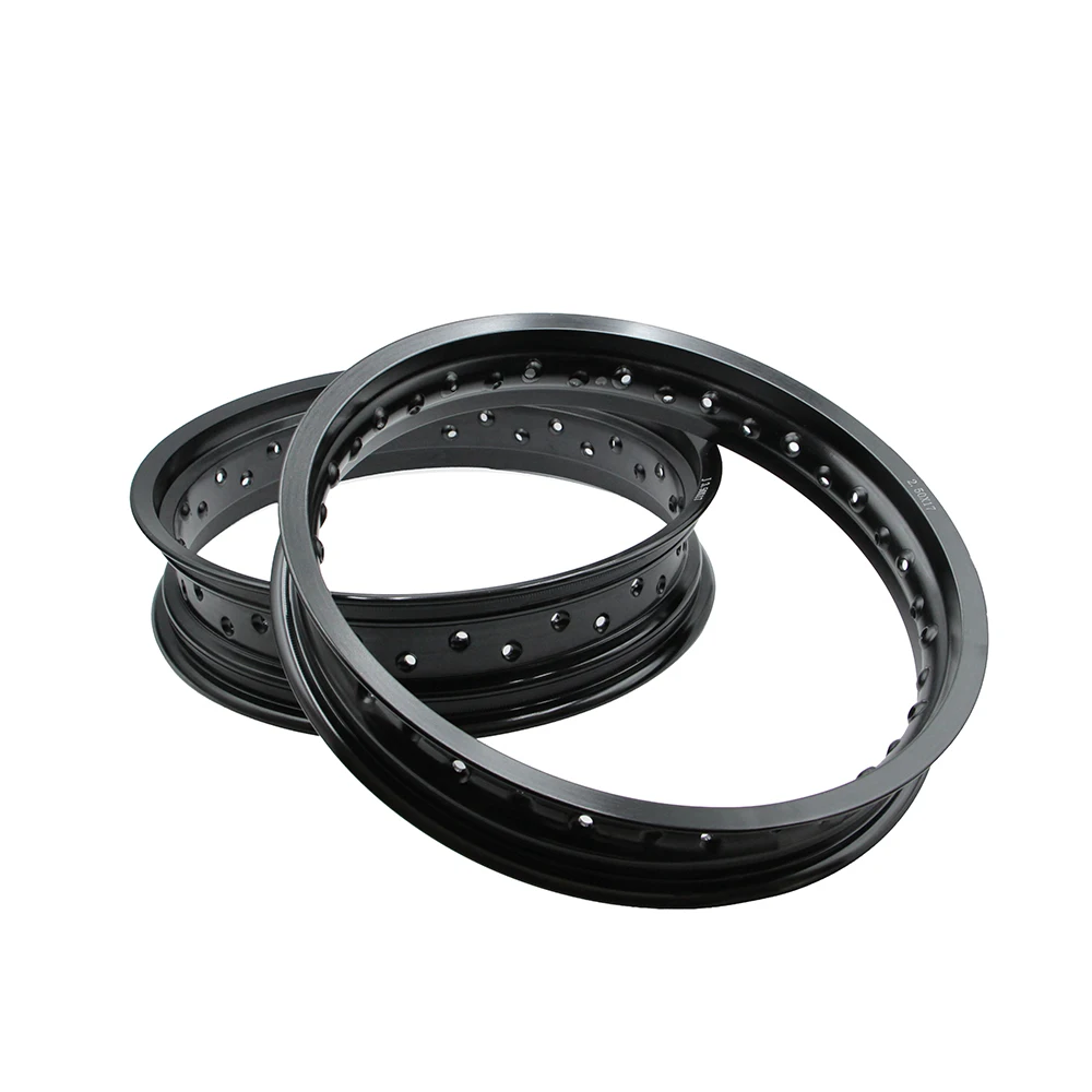 2.50x17 inch 3.50x17 inch 36 Hole Black Aluminum Motorcycle Rim for Motocross off Road Replacement Parts