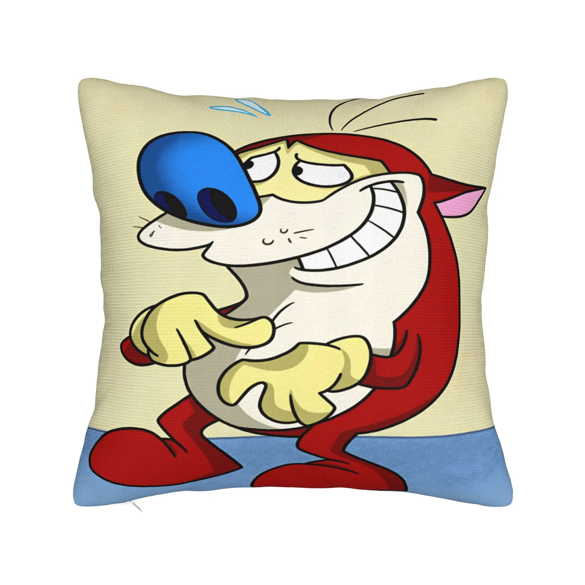 R-Ren & S-Stimpy Show Pillow Case  Cute Funny Pillow Cover Soft Pillowcases For Couch Sofa Bedroom
