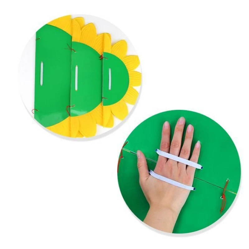  10 قطعة 35 سنتيمتر عباد الشمس الرقص الدعائم باليد الزهور الأطفال عباد الشمس الدعائم مهرجان الحفلات المرحلة Perfor ازياء اكسسوارات