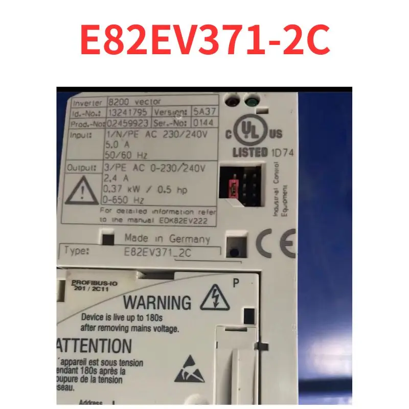 90% new  E82EV371-2C   frequency converter  tested OK