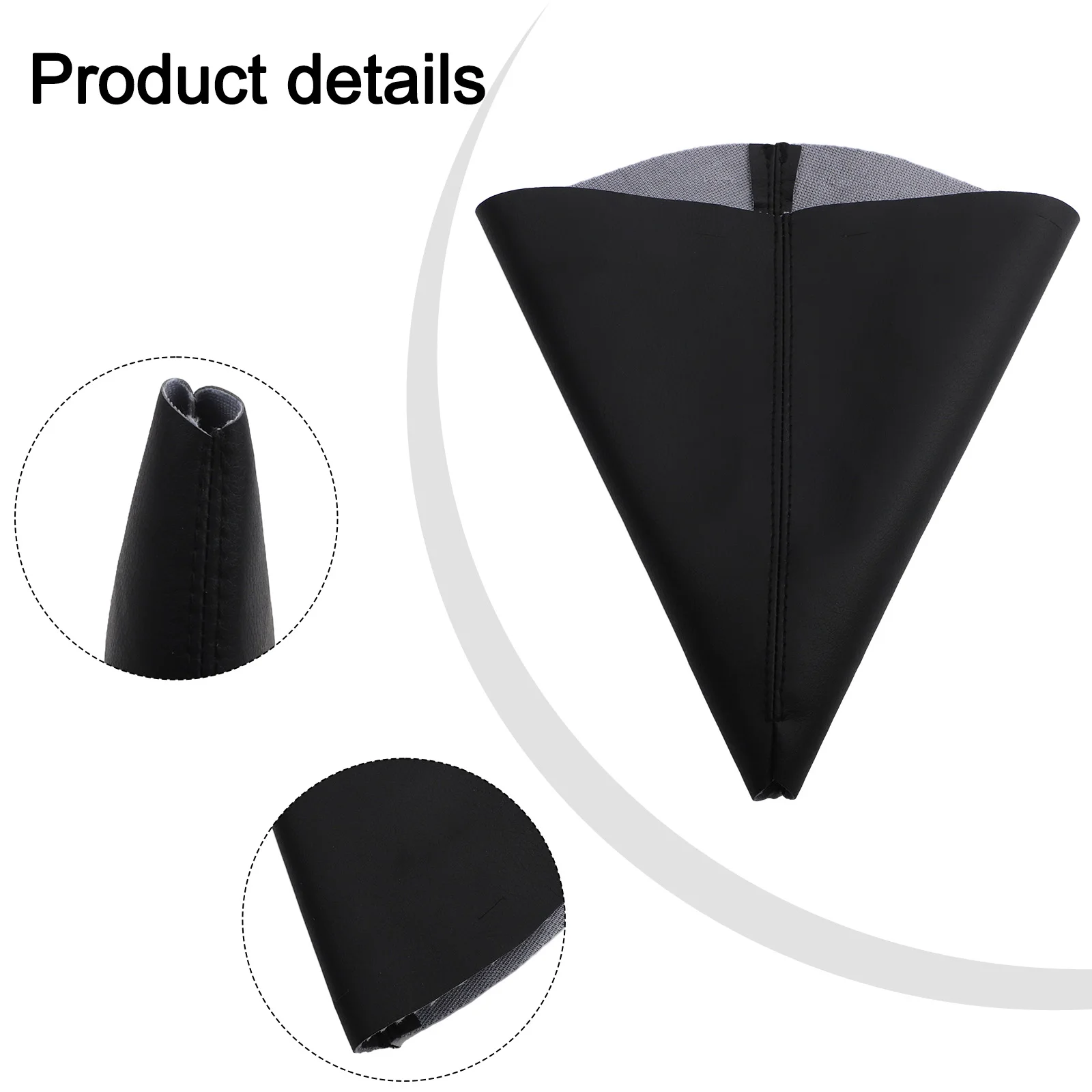 

Interior Enhancement BLACK Gear Shift Knob Dust Cover Resilience To Environmental Factors Unique Design Feature