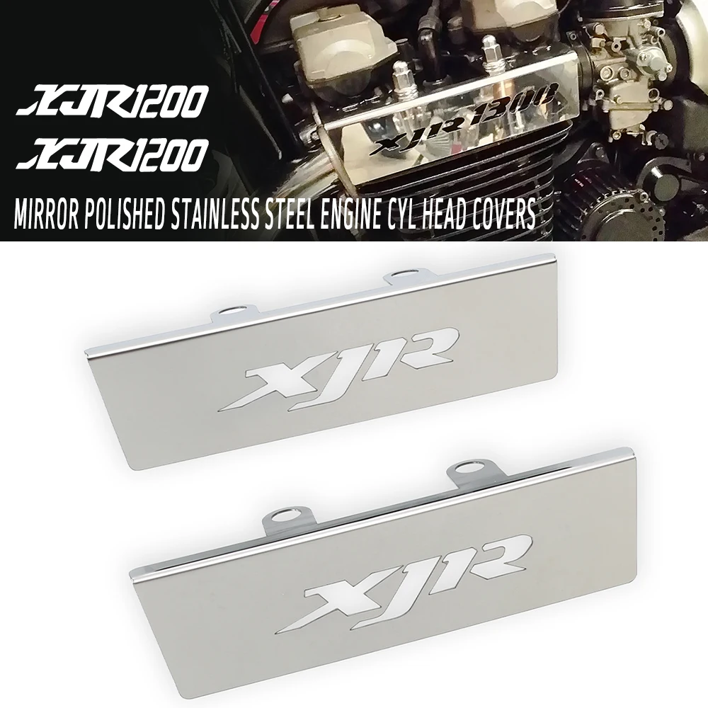 

FOR Yamaha XJR1200 SP 1995 1996 1997 1998 1999 XJR1300 SP 1998-2014 2013 Motorcycle Mirror Polished Engine Cylinder Head Covers