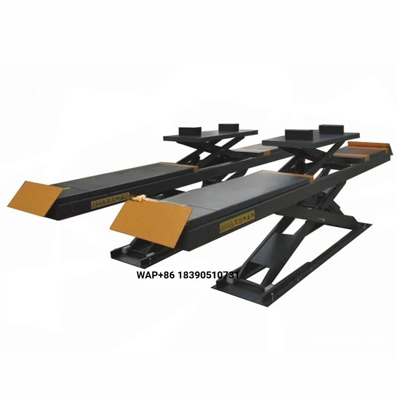 In-ground Hydraulic Electric Car Lift Jack Scissor Lift for Wheel Alignment