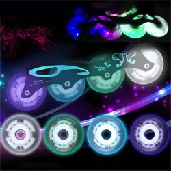 92A Flashing Wheels 80 76 72mm LED Inline Skates Wheels for Free Skating Slalom Slide Street Road Skating Patine