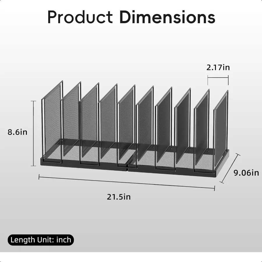 9-секционный настольный органайзер для файлов, вертикальный держатель для файлов, сетчатая настольная папка для файлов, металлический органайзер для файлов, подставка для офиса, дома, класса