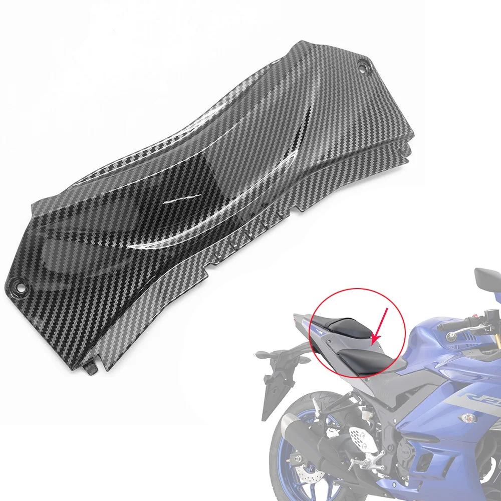 

Motorcycle Rear Tail Fairing Passenger Cover Backseat Middle Shield Carbon Fiber For YAMAHA YZFR3 YZFR25 YZF R3 R25 2014-2020