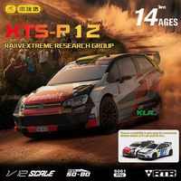 LLL XTS-P12 Rally Car 1/12 RC Remote Control Car Model 6CH Four-Wheel Drive Brushless Drifting Rally Car Racing Off-Road Vehicle