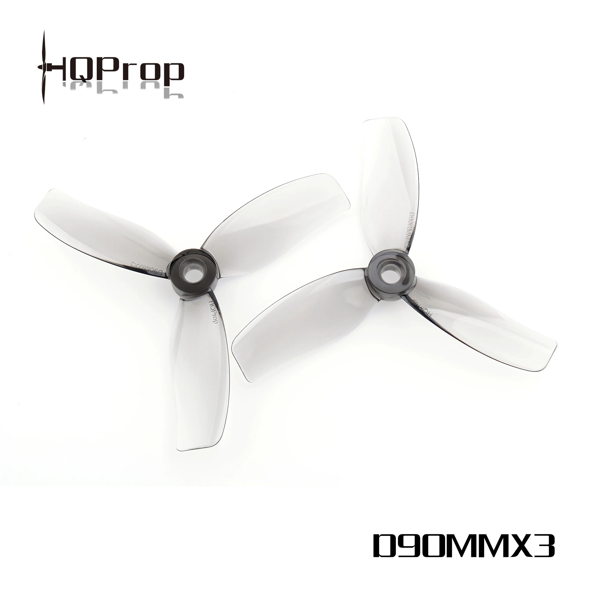 2Pairs(2CW+2CCW) HQPROP D90MMX3 90mm 3-Blade PC Propeller M5 for FPV Freestyle 3.5inch Cinewhoop Ducted Drones Cinelog35